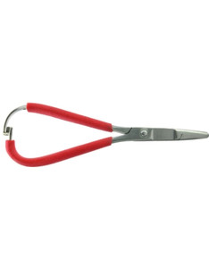 Umpqua River Grip Ultra Mitten Scissor Clamp 5.5in in Red
